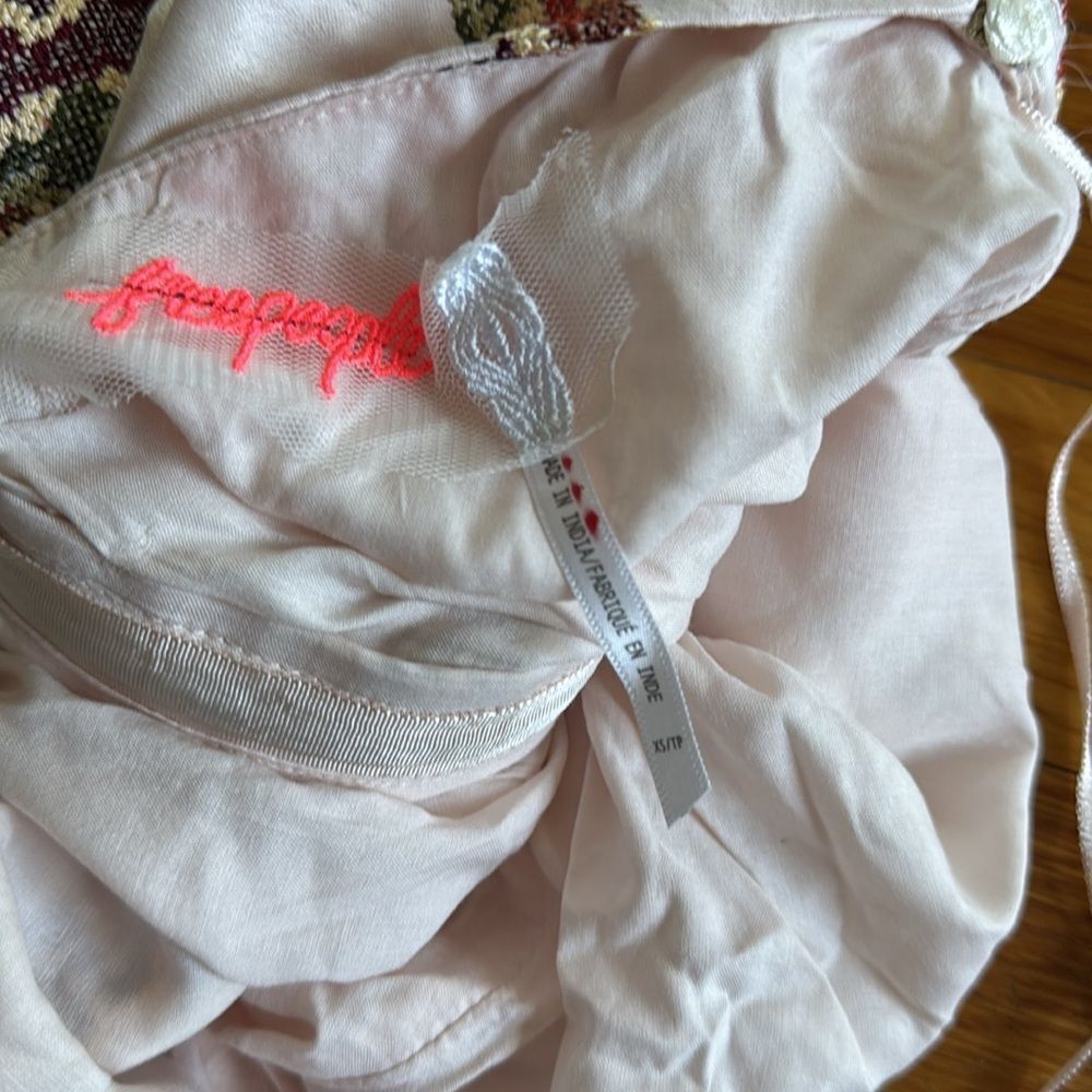 FREE PEOPLE 
Rene Embroidered Mini Dress Medium - Picture 7 of 7